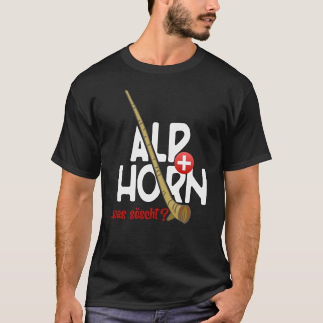 Camiseta Alphorn Suiza qué tira y afloja (Anverso)