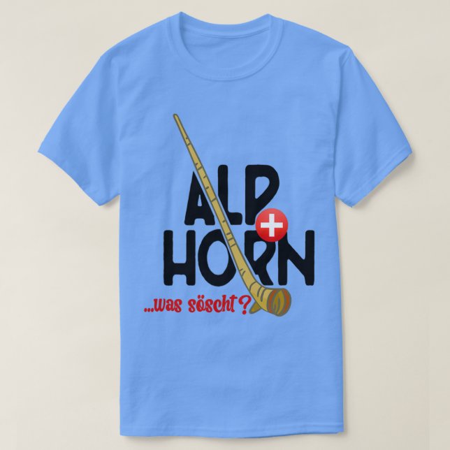 Camiseta Alphorn Switzerland What Socks (Diseño del anverso)