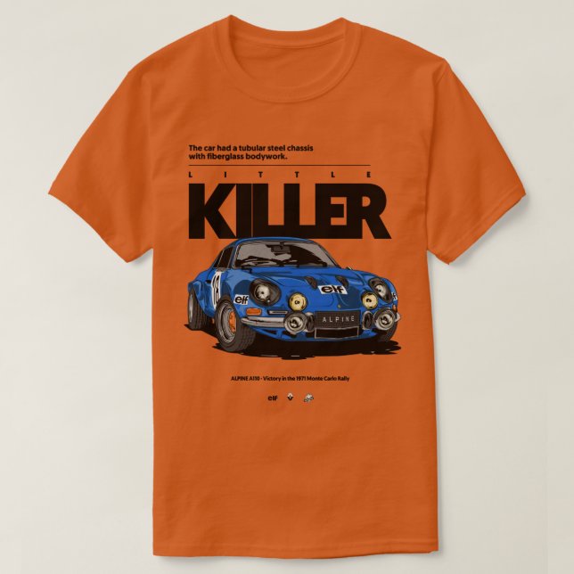 Camiseta Alpine A110 Little Killer (Diseño del anverso)
