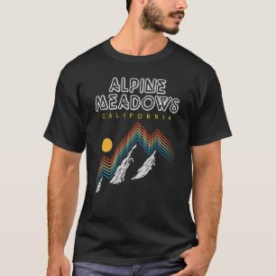 Camiseta Alpine Meadows, California - Estación de esquí de 