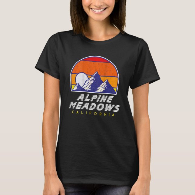Camiseta Alpine Meadows, California - Estados Unidos Estaci (Anverso)