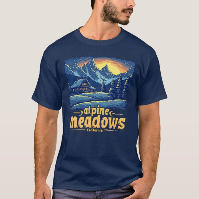 Camiseta Alpine Meadows Ski California Tee (Anverso)