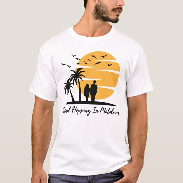 Camiseta Alquiler de islas en Maldivas (Anverso)