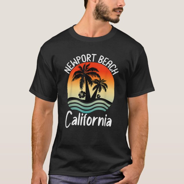 Camiseta Alquiler de vacaciones familiares en Newport Beach (Anverso)