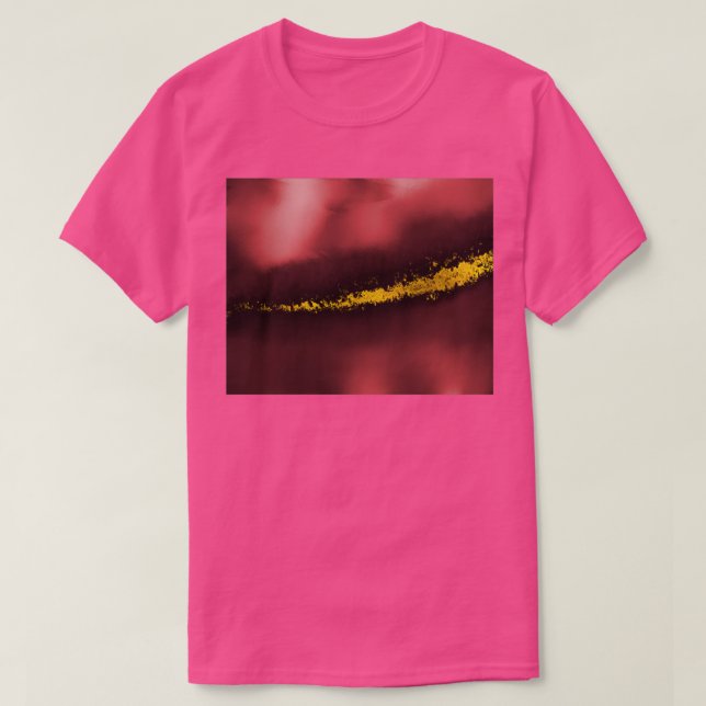 Camiseta Alquimia abstractancia expansión roja (Diseño del anverso)