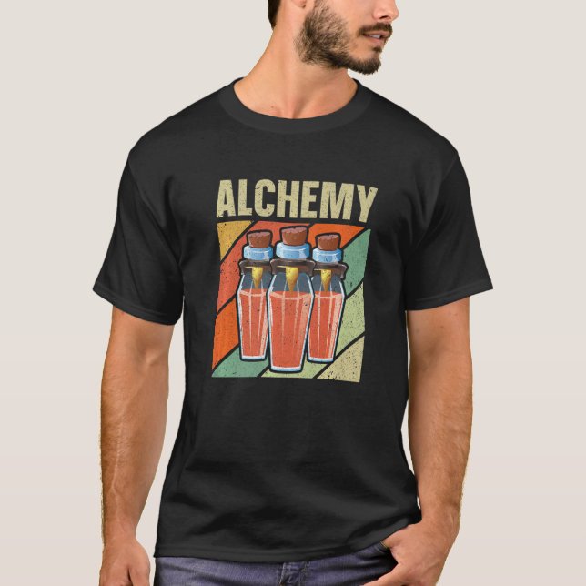 Camiseta Alquimia alquimista poción química química química (Anverso)