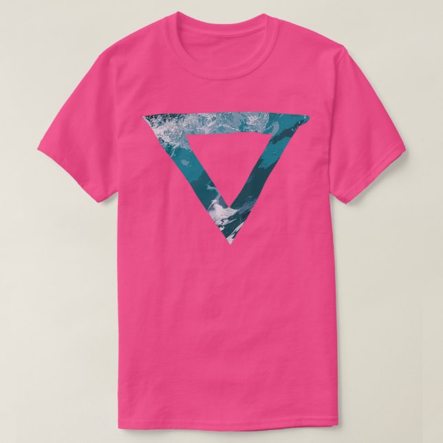 Camiseta Alquimia de elementos de agua 5 (Diseño del anverso)
