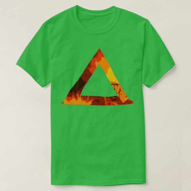 Camiseta Alquimia de elementos de fuego 5 (Diseño del anverso)
