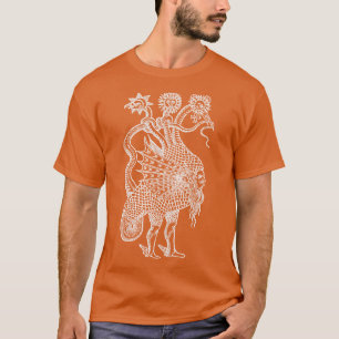 Camiseta Alquimia nazarí del Dragón triple con cabeza 1