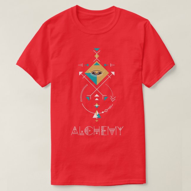 Camiseta Alquimia tribal (Diseño del anverso)