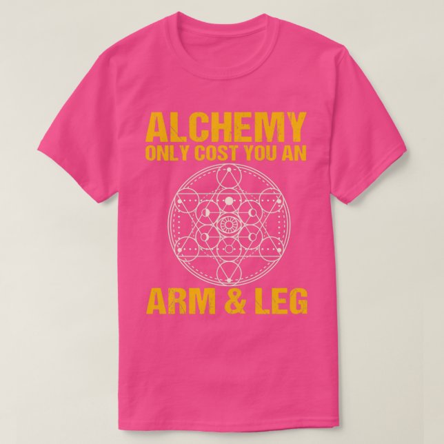 Camiseta Alquimista (Diseño del anverso)