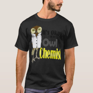 Camiseta Alquimista de búho Pun Funny Cute Bird