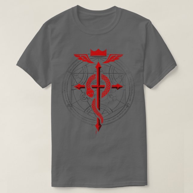 Camiseta Alquimista Flamel (Diseño del anverso)
