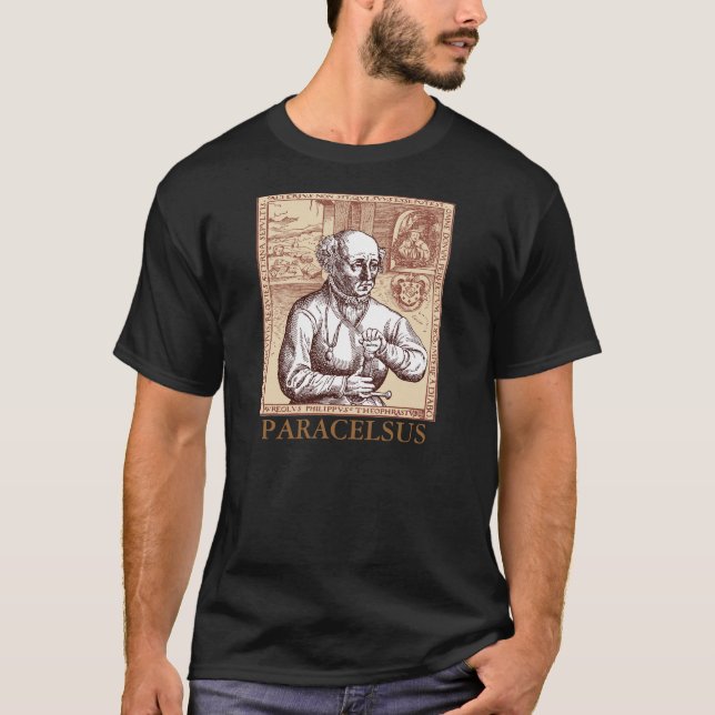 Camiseta Alquimista, Paracelsus (Anverso)