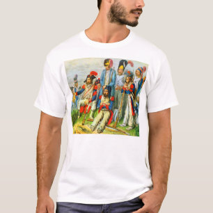 Camiseta alrededor de 1796 soldados de Napoleón