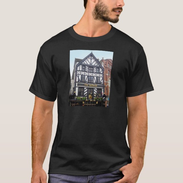 Camiseta Alrededor de Gran Bretaña,     el George, Pub de (Anverso)
