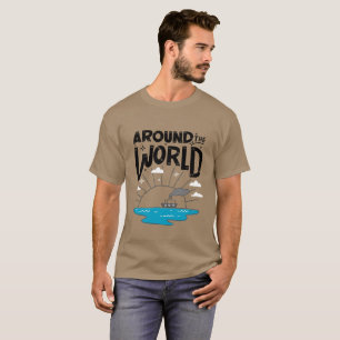Camiseta Alrededor Del Mundo Viajes