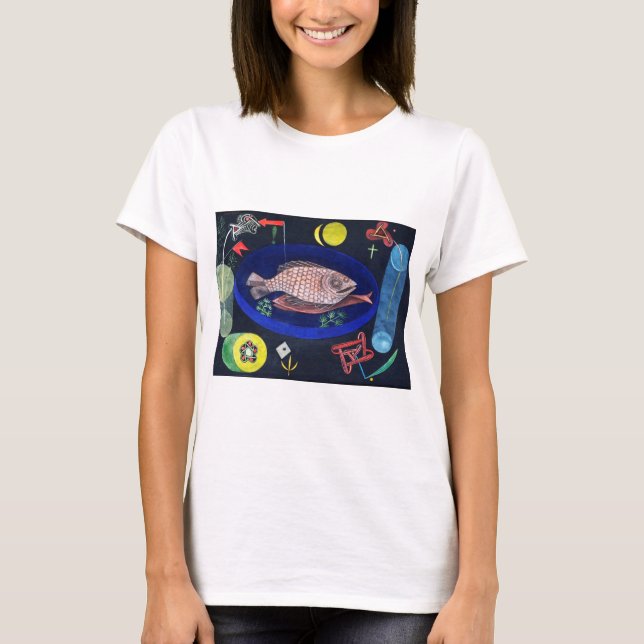 Camiseta Alrededor del pez, Paul Klee (Anverso)