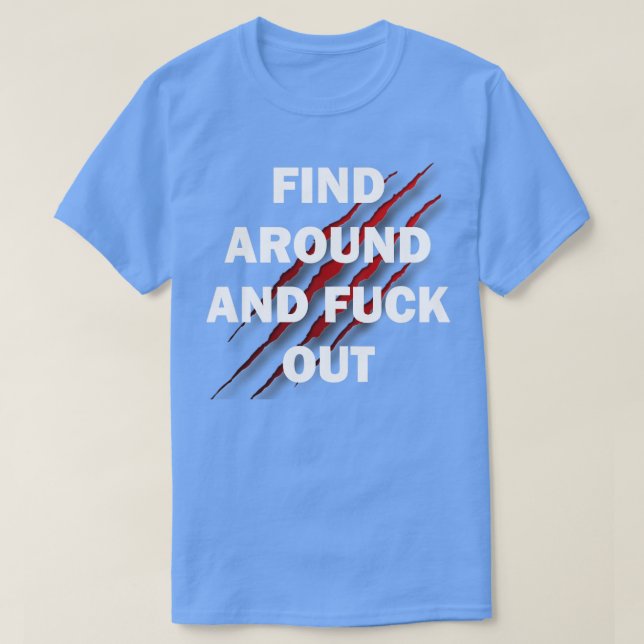 Camiseta Alrededor Y Averigüe (Diseño del anverso)