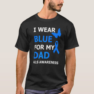 Camiseta Als Conciencia Que Uso Azul Para Mi Cinta De Papá