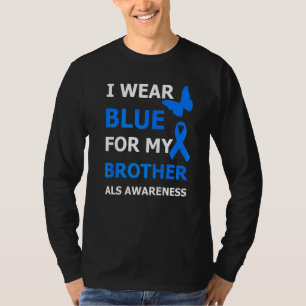 Camiseta Als Conciencia Que Uso Azul Para Mi Cinta Hermana