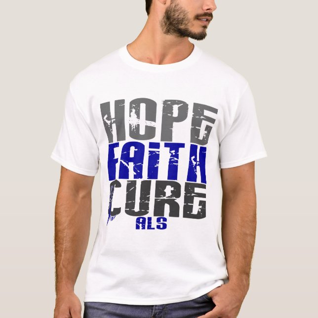 CAMISETA ALS DE LA CURACIÓN DE FE DE LA ESPERANZA (Anverso)