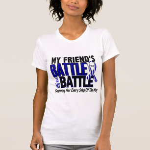 Camiseta ALS mi batalla demasiado 1 amigo (femenino)