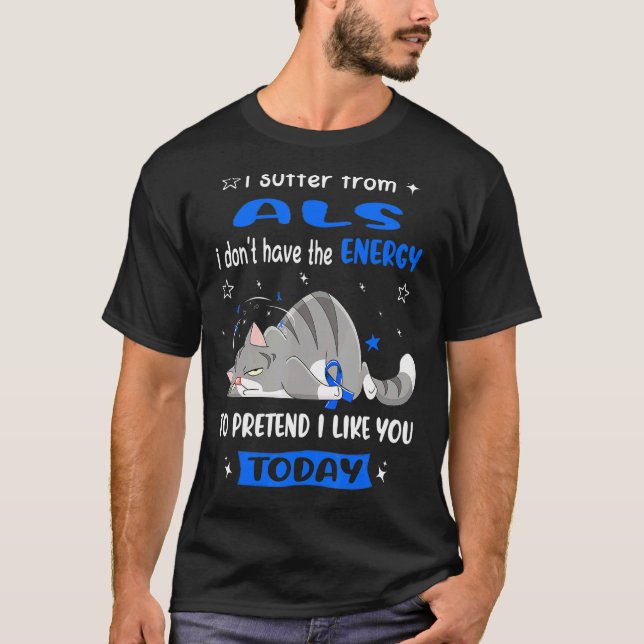 Camiseta Als Warrior I Sufre De Als (Anverso)