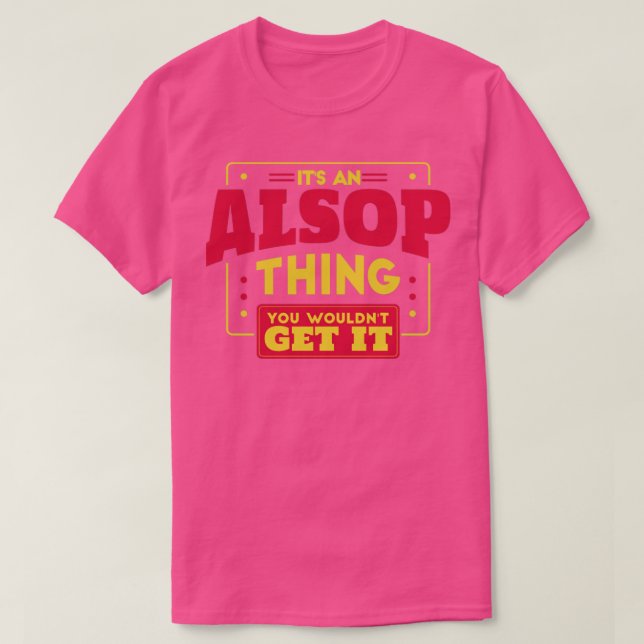 Camiseta Alsop (Diseño del anverso)