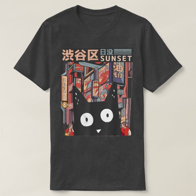 Camiseta Alt Cute Anime Kitten Neko Japón Manga Harajuku Ot (Diseño del anverso)