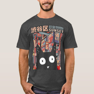 Camiseta Alt Cute Anime Kitten Neko Japón Manga Harajuku Ot