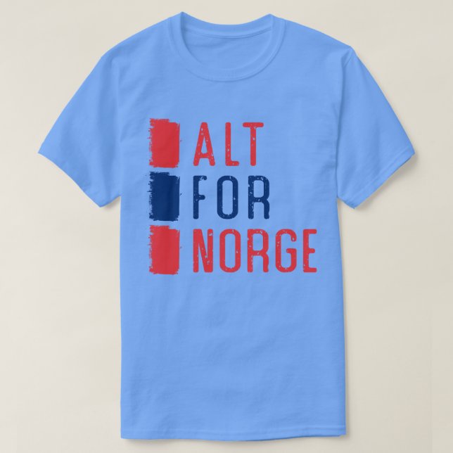 Camiseta Alt Para Norge Noruega Motto (Diseño del anverso)