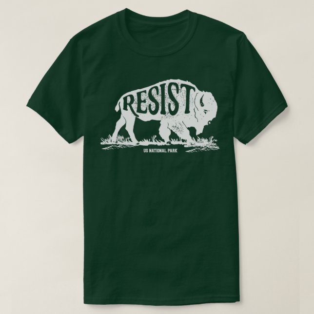 Camiseta ALT Servicio del Parque Nacional de EE.UU. resiste (Diseño del anverso)