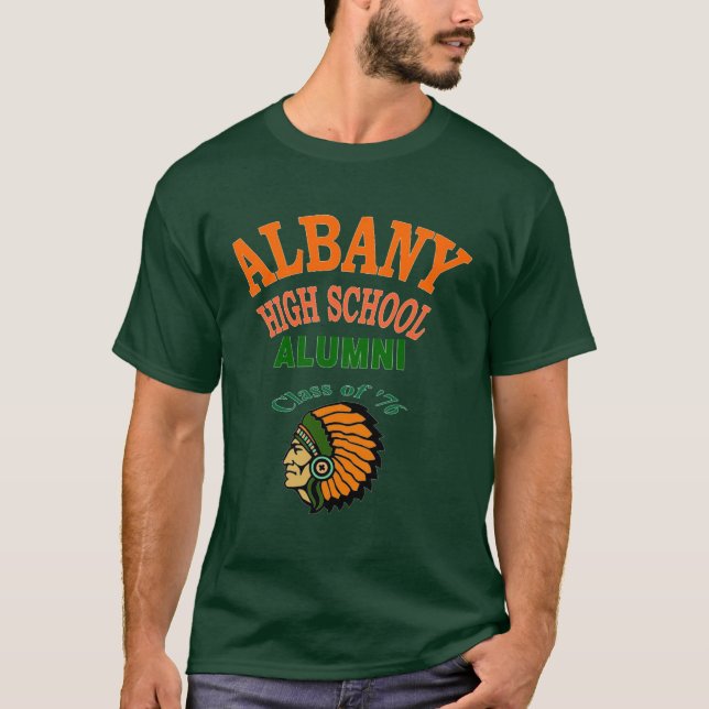 Camiseta Alta clase de Albany de 1976 (Anverso)