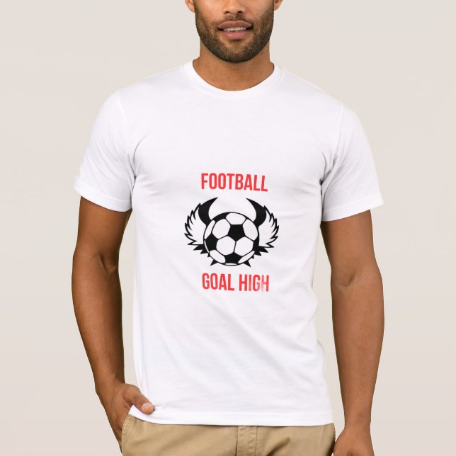 Camiseta alta con gol de fútbol (Anverso)