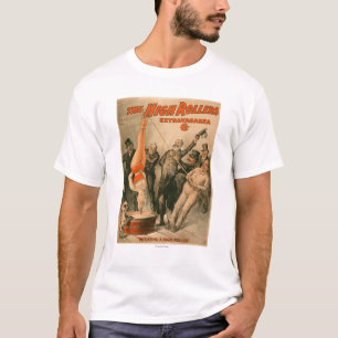 Camiseta Alta mujer de RollersDunking en poster de la