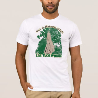 Camiseta alta natural de secuoya