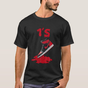 Camiseta Alta Patente OG Bred Tee De 1S Para Coincidir Con 