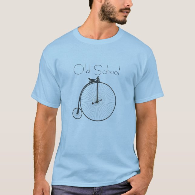 Camiseta Alta rueda de la escuela vieja (Anverso)