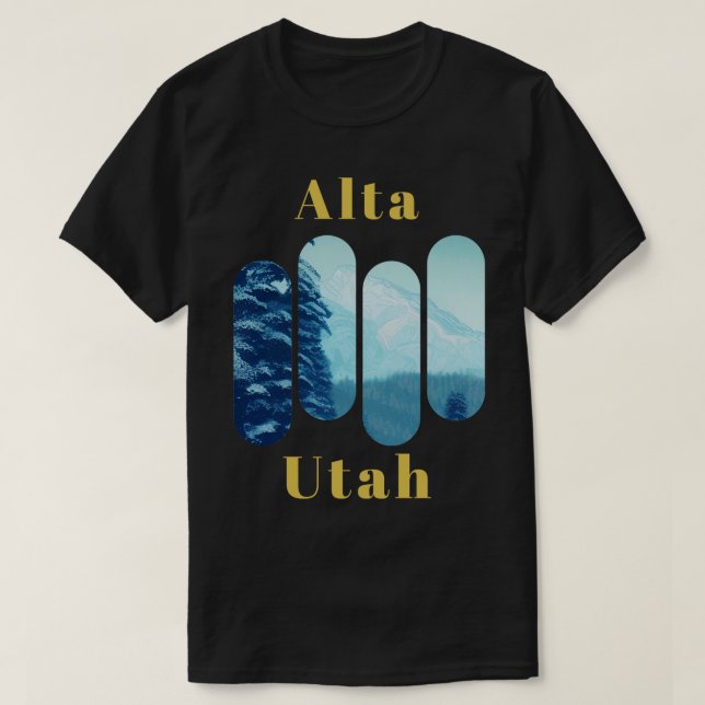 Camiseta Alta Ski Utah 3 (Diseño del anverso)