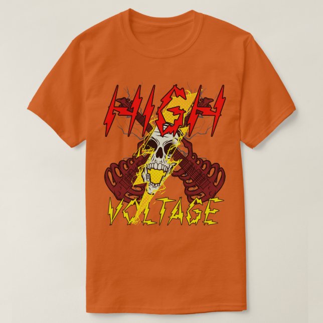 Camiseta Alta tensión (Diseño del anverso)