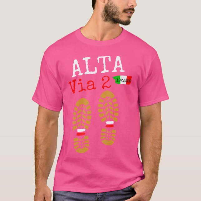 Camiseta Alta Vía-2 Senderismo En Europa Senderismo En Dolo (Anverso)