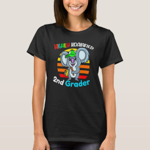 Camiseta Altamente Koalafied 2º Grader De Vuelta Al Colegio