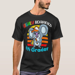 Camiseta Altamente Koalafied 4º Grader De Nuevo Al Colegio