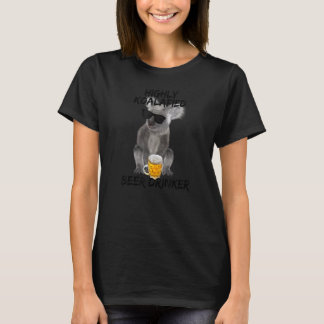 Camiseta Altamente Koalafied Beer Drinker Fiesta Pun IPA Be