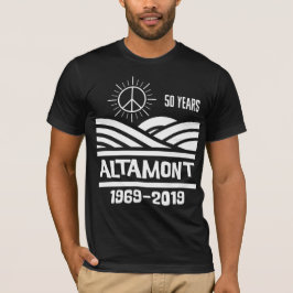 Camiseta Altamont Speedway 1969-2019 50th Anniversary