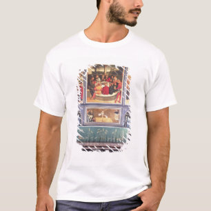 Camiseta Altar con un tríptico que representa