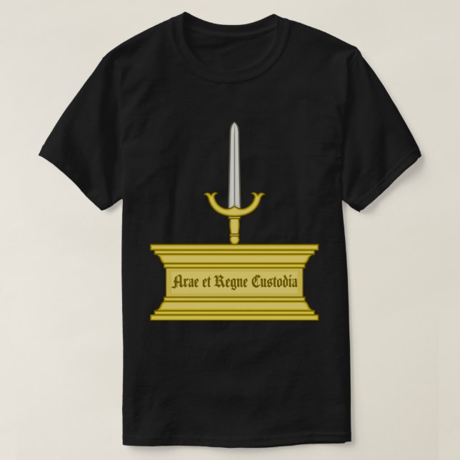 Camiseta Altar y la Espada de María I (Diseño del anverso)