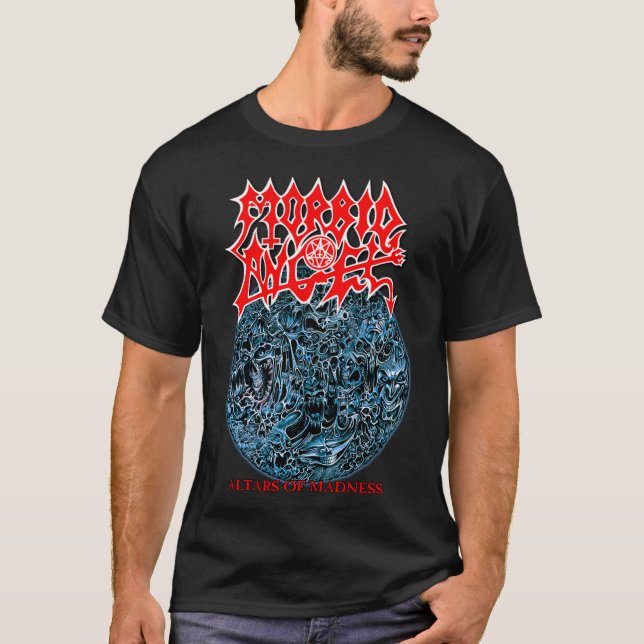 Camiseta altares de ángeles morbosos de la escuela antigua  (Anverso)
