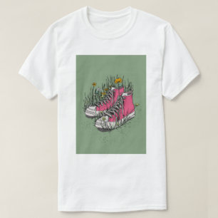 Camiseta Altas zapatillas Vintage